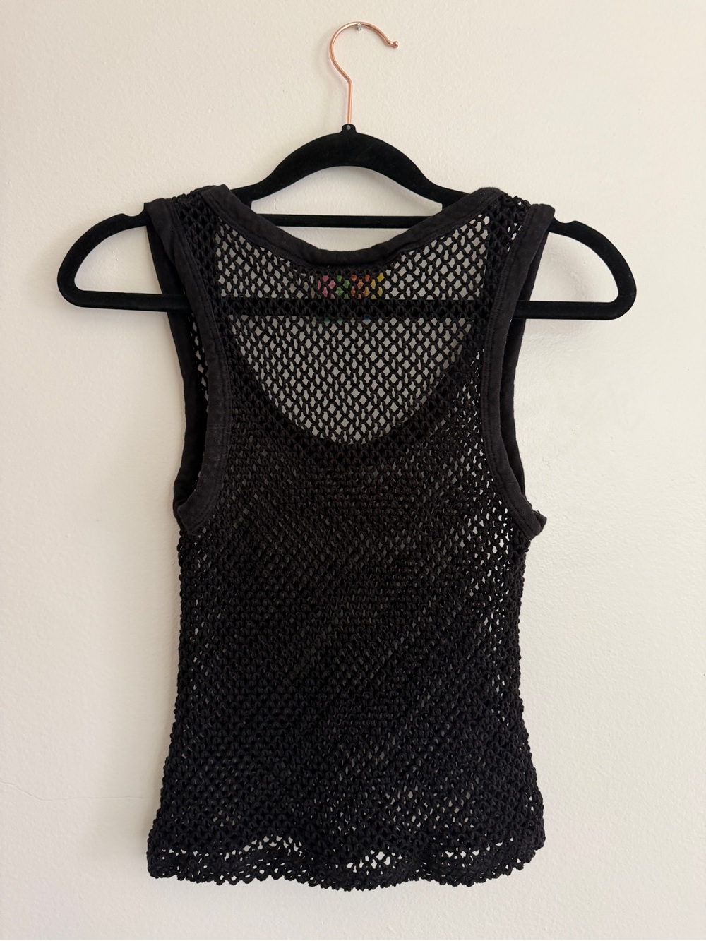 Big Bud Press Cotton Mesh Tank Top - Black - Picture 3 of 7